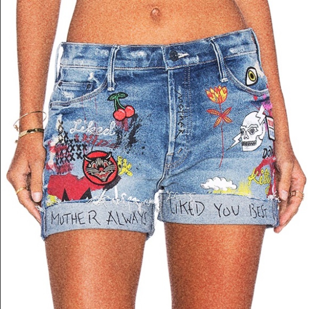 MOTHER Vagabond Cuffed Short “Out of Gas”